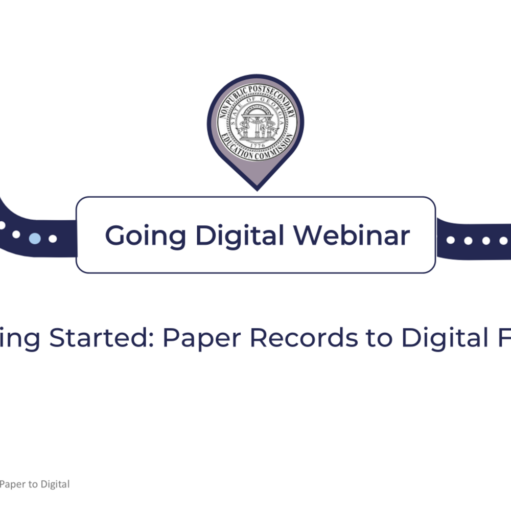       GNPEC Webinar: Going Digital! 
  